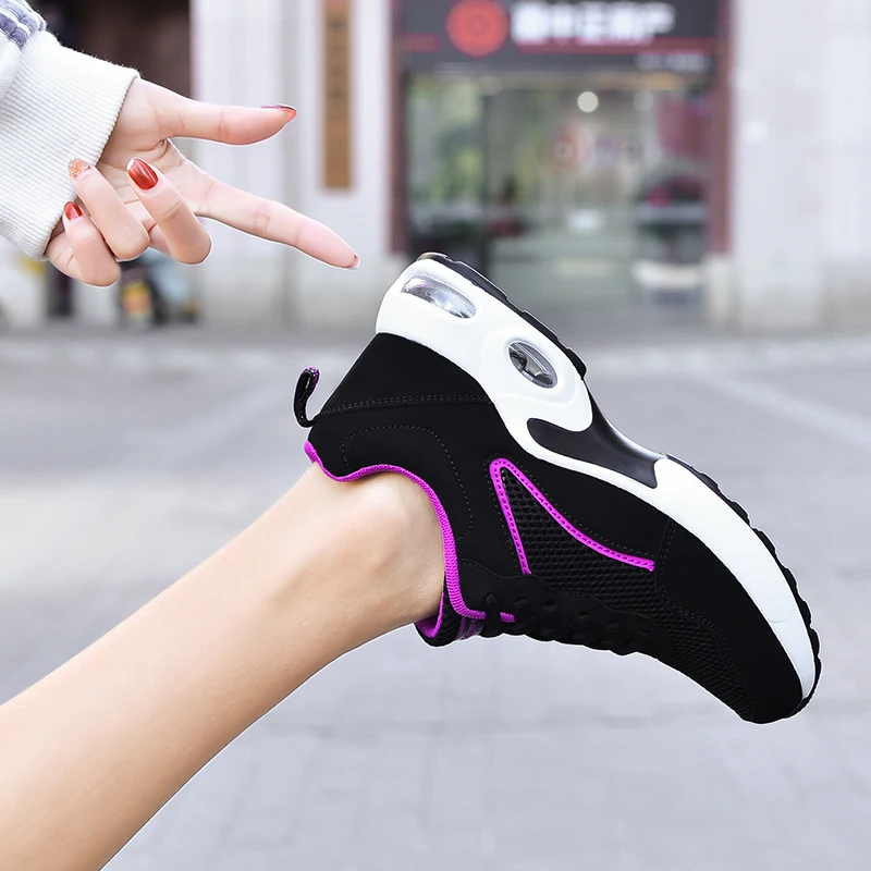 2021 New Summer Mesh Women's Vulcanize Shoes 42 Light Casual Women's Sneakers 41 Big Size Outdoor Walking Women's Flat Shoes