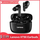 Беспроводные наушники Lenovo XT90, Bluetooth 5,0, Спортивная гарнитура с сенсорным управлением, IPX5 водонепроницаемые стереонаушники-вкладыши с микрофоном