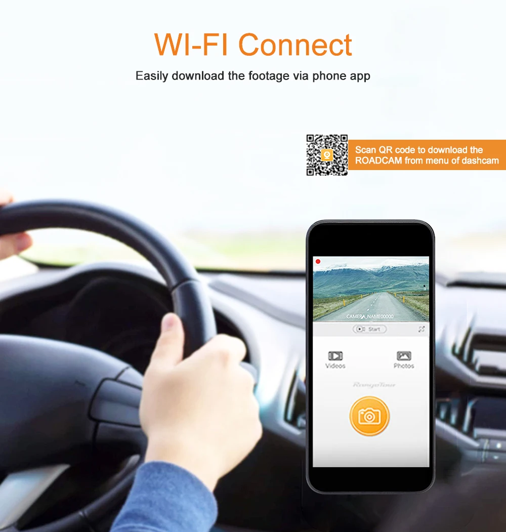 $92.04 Dash Cam 4K WiFi GPS Front and Rear View Camera Car DVR Automatic Recorder 3840*2160P 30FPS Nigth Vision 24H Parking Monitor