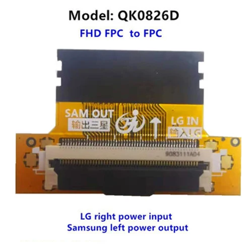 QK0826A/B/C/D 51P FHD LVDS FPC FFC LCD LED TCON плата передачи сигнала адаптера LG в Samsung