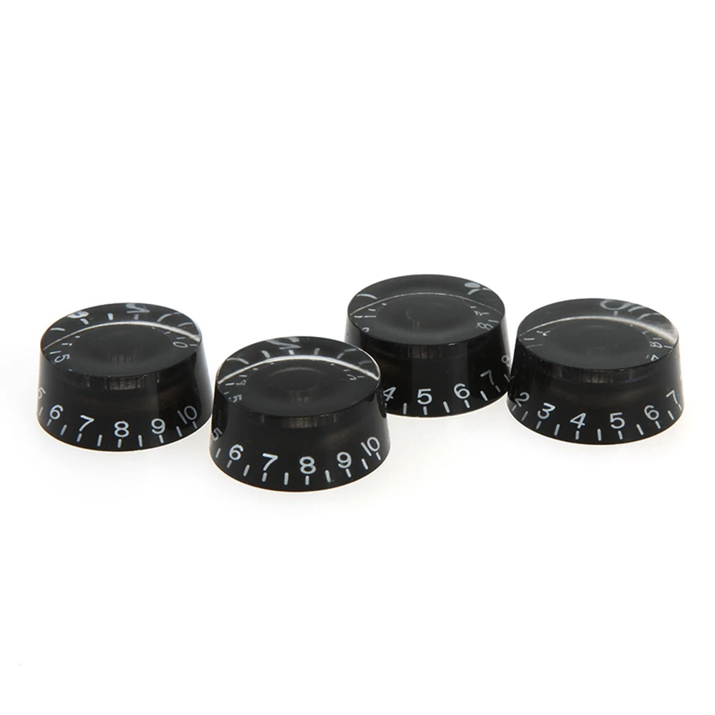 4pcs runde gitarre knöpfe geschwindigkeit volume tone control knöpfe dreh knöpfe für gibson epiphone stil elektrische gitarre teil