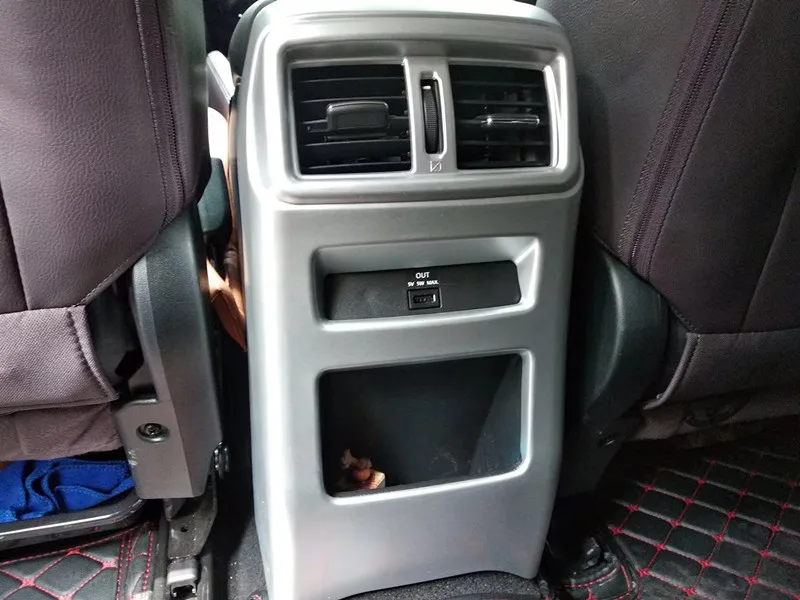 Для Nissan Qashqai J11 ABS хром для салона для заднего сиденья выход кондиционера вентиляционное отверстие крышка планки молдинг для авто аксессуары