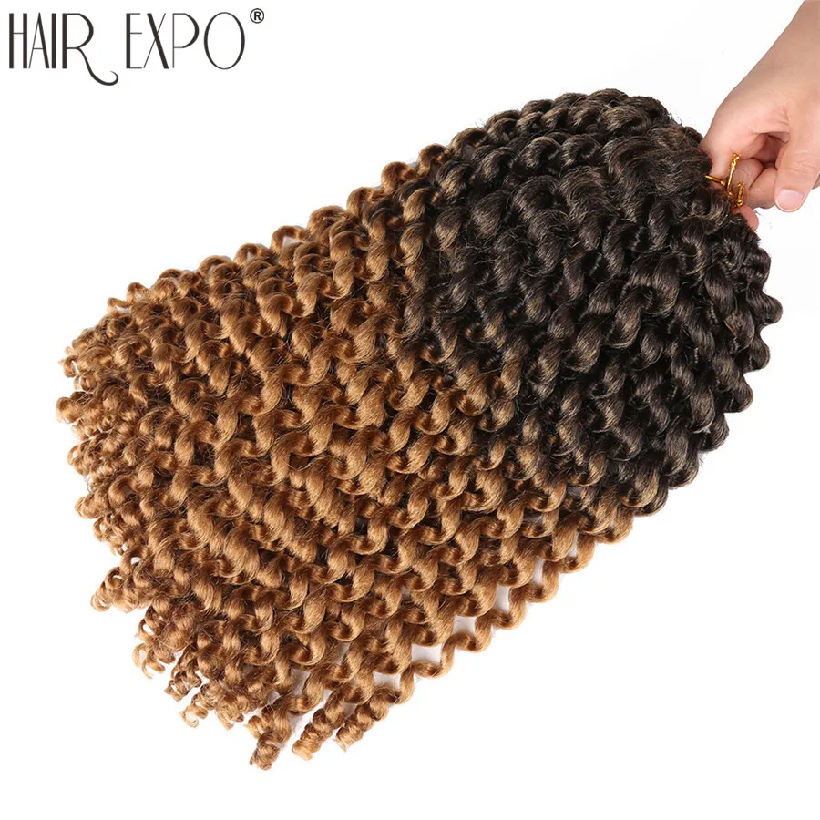 14 &quotJumpy Wand Curl вязаные волосы Jamaican Bounce Africa 20 нитей/упаковка синтетические для