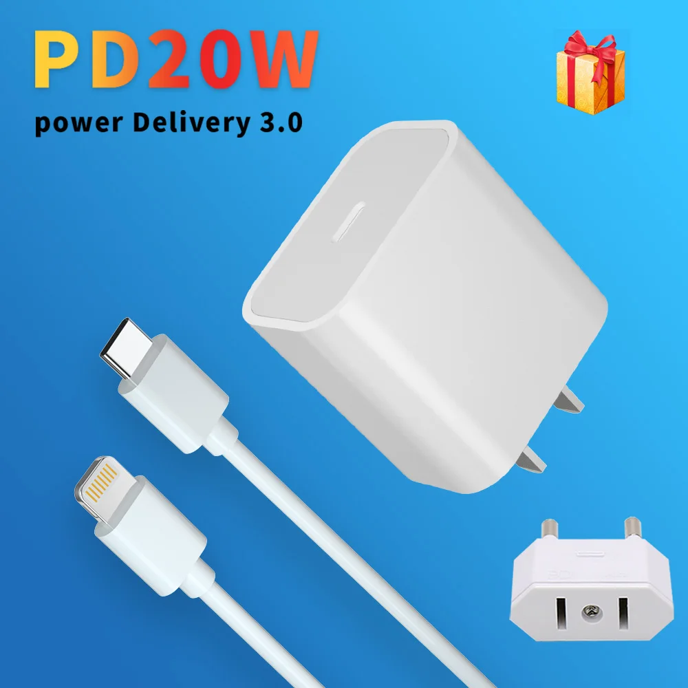 

EXPUNKN Quick Charge 4.0 3.0 QC PD Charger 20W QC4.0 QC3.0 USB Type C Fast Charger for iPhone 12 X Xs 8 Xiaomi Phone PD Charger