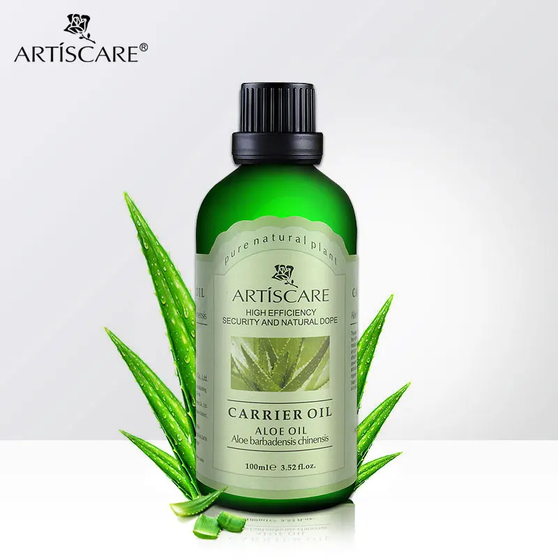 ARTISCARE 100% натуральное масло алоэ основа 100 мл омолаживающее увлажняющее для