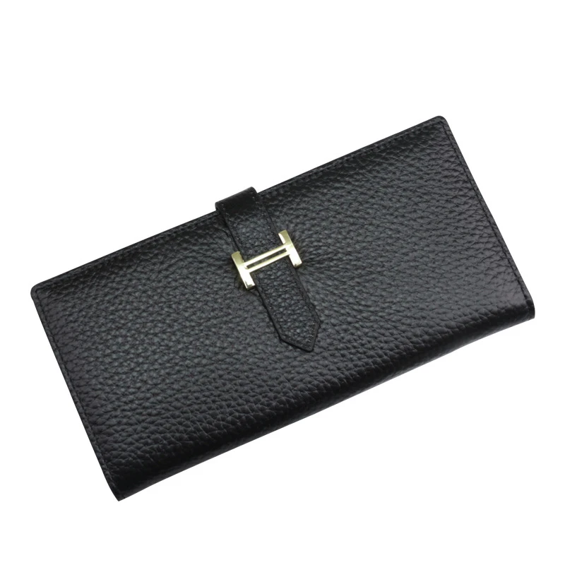 

Genuine Leather Long Card Luxury Designer Money Purses Fashion Clutch Bag Wallets for Women