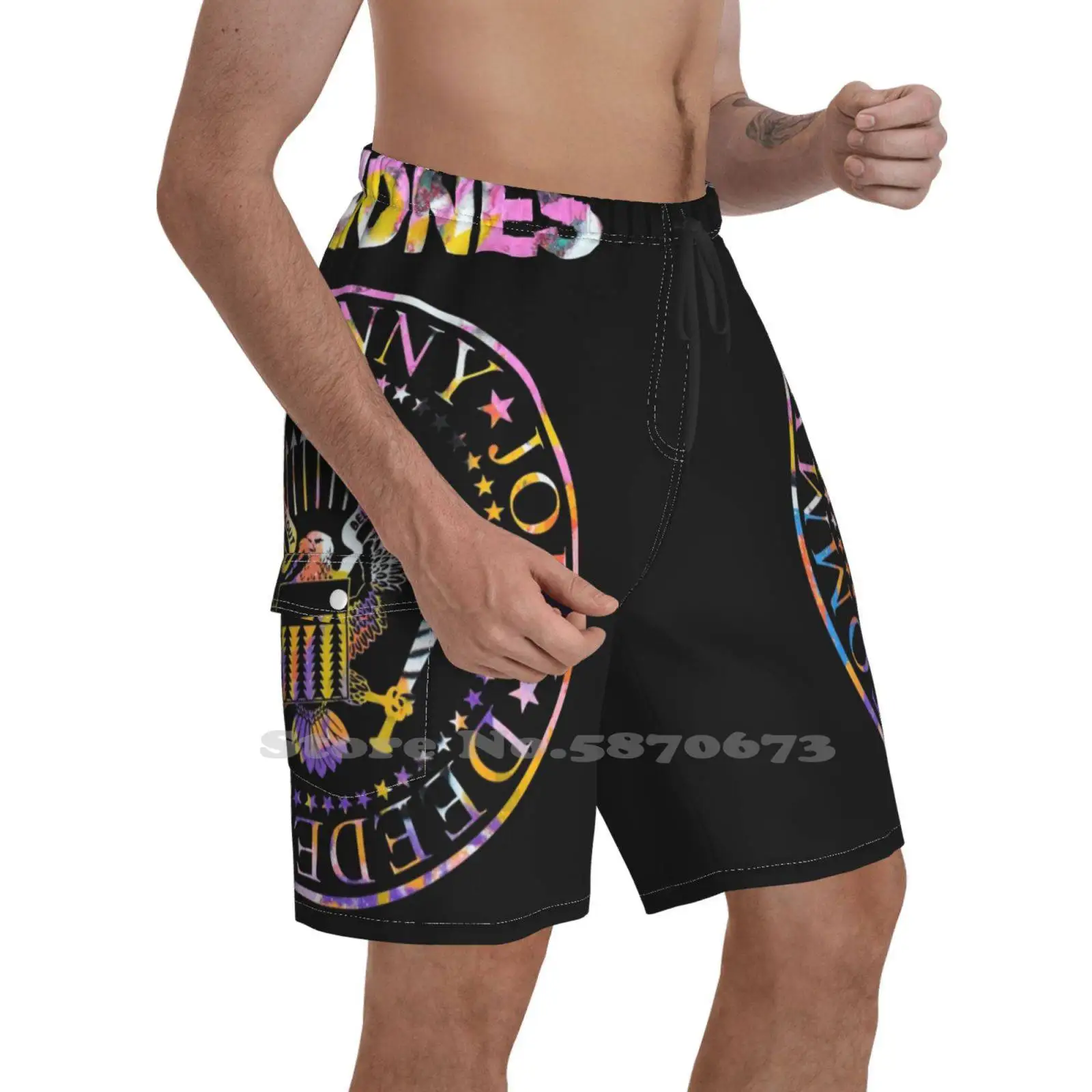 

The | Pop Grunge Rock T-Shirt | Vintage Summer Mens Casual Shorts Gym Training The Music Punk Band Famous Cool The Music Pop