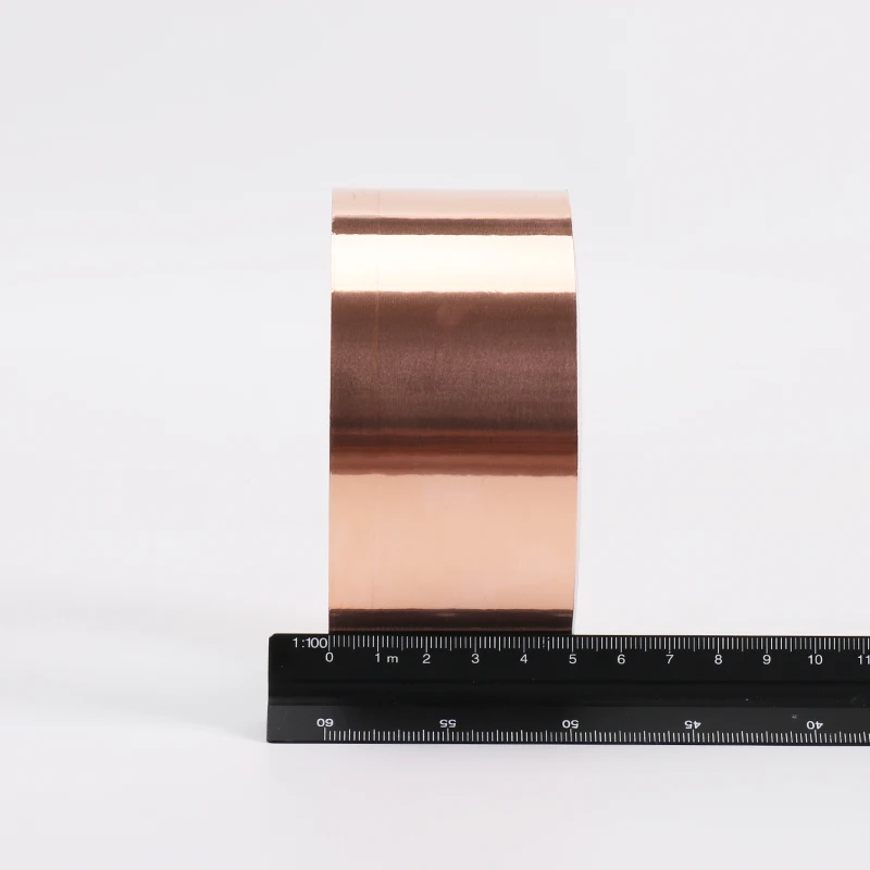 Односторонняя проводящая медная фольга 4 мм 5 6 8 10 20 м клейкая термостойкая лента