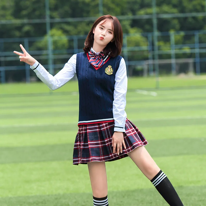 Школьная форма для мальчиков и девочек в Корейском стиле школьников британском