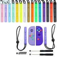 yuxi diy ns replacement case for nintend switch joy con with tools consoles shell cover protection housing hand wrist strap