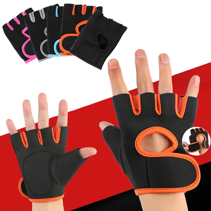 

Breathable Cycling Outdoor Sports Protection Gloves Fitness Rock Climbing Half Finger Gloves Men and Women's Gloves Guantes Gym
