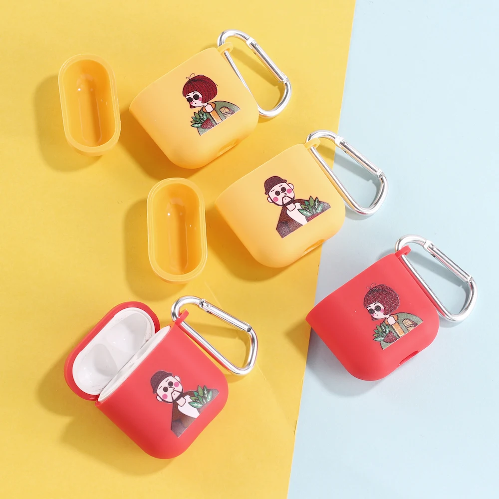 Чехол для наушников из мультфильма Леон Apple iPhone зарядная коробка AirPods Pro мягкий