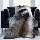 Взрослый Для женщин мужчины мягкие уютные Одеяло милый енот Утепленная одежда пледы Обёрточная бумага Queen Размеры пледы носимых Одеяло s походные одеяла Одеяло s