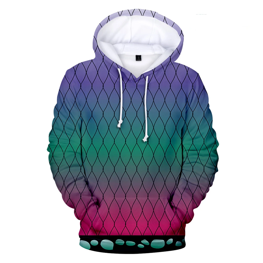 

Demon Slayer Hoodies Autumn Winter Loose Casual Sweatshirts Men Women Fashion Harajuku Hoodies Kamado Nezuko Cartoon 3D Hoody