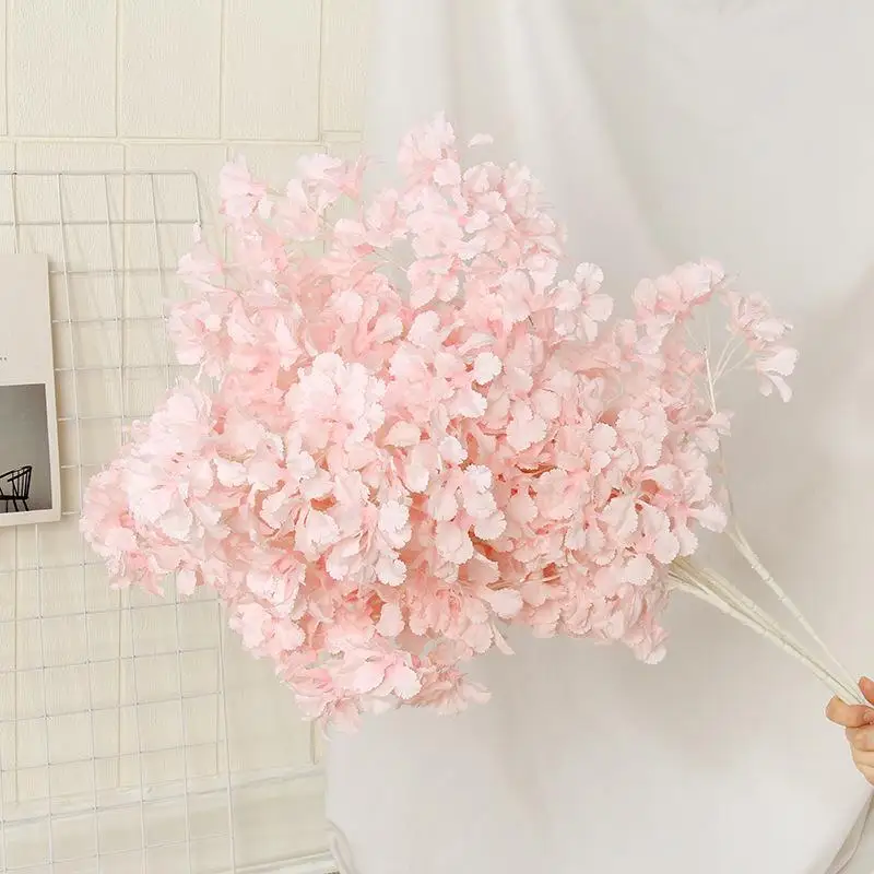 1 шт. искусственный цветок вишня натуральный шелк симуляция вишни цветы вечерние