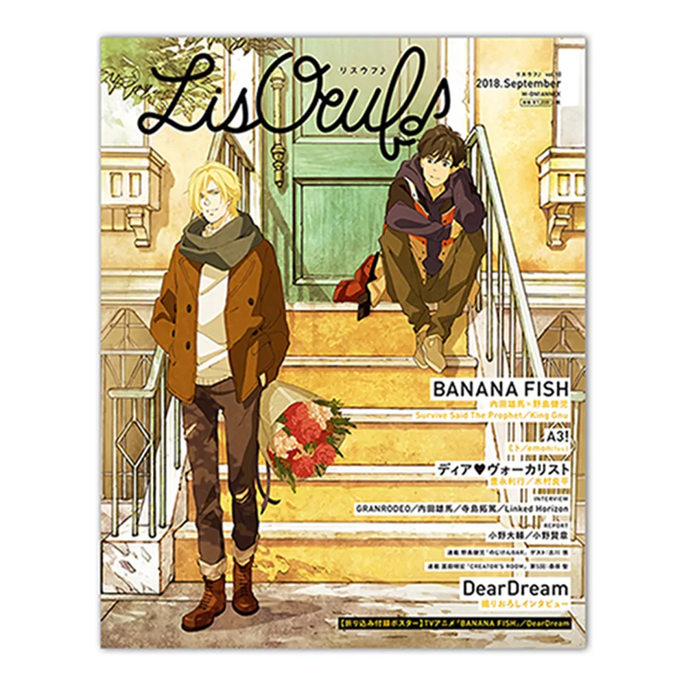 

Japanese Anime Poster Banana Fish Poster Stickers Children Room Living Wall Decoration Anime Paintings Stickers Toys Gift