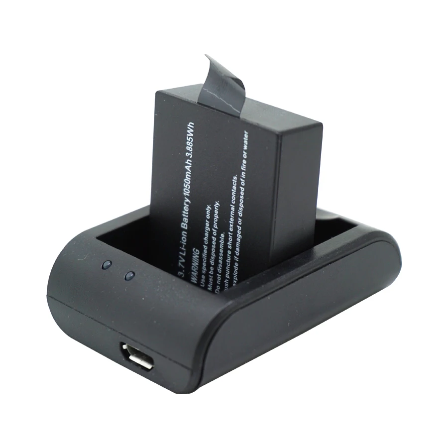 Цифровые аккумуляторы 1050mAh литий ионная батарея + зарядное устройство для Eken SOOCOO