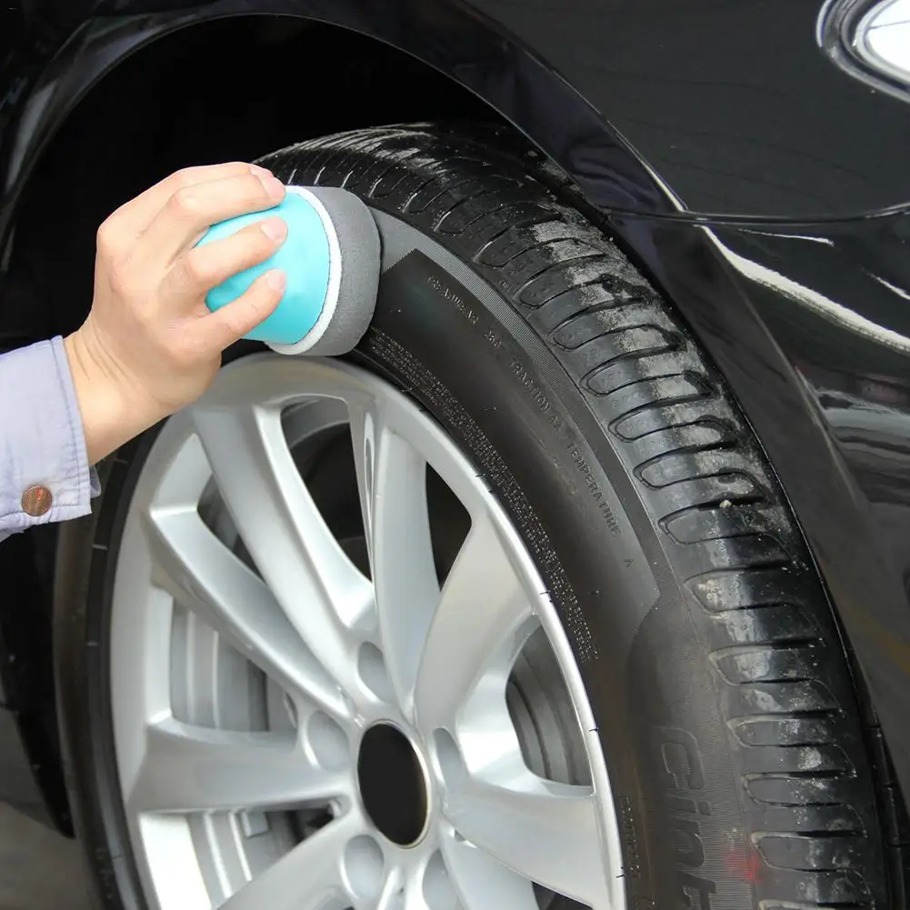 Автомобильный аппликатор для мытья шин полировка воска составная губка щетка с