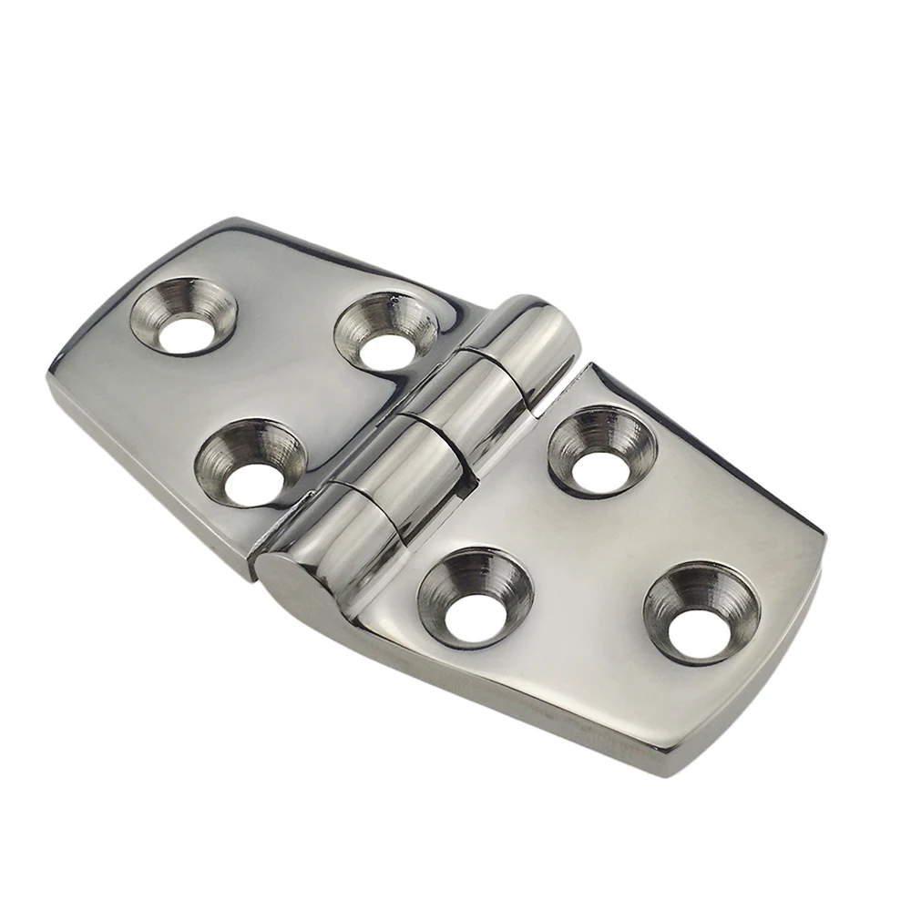 

Marine Grade CAST SOLID 316 Stainless Steel Mirror Polished Door Hinge 3" x 1.5" for Boat, RVs-2PCS