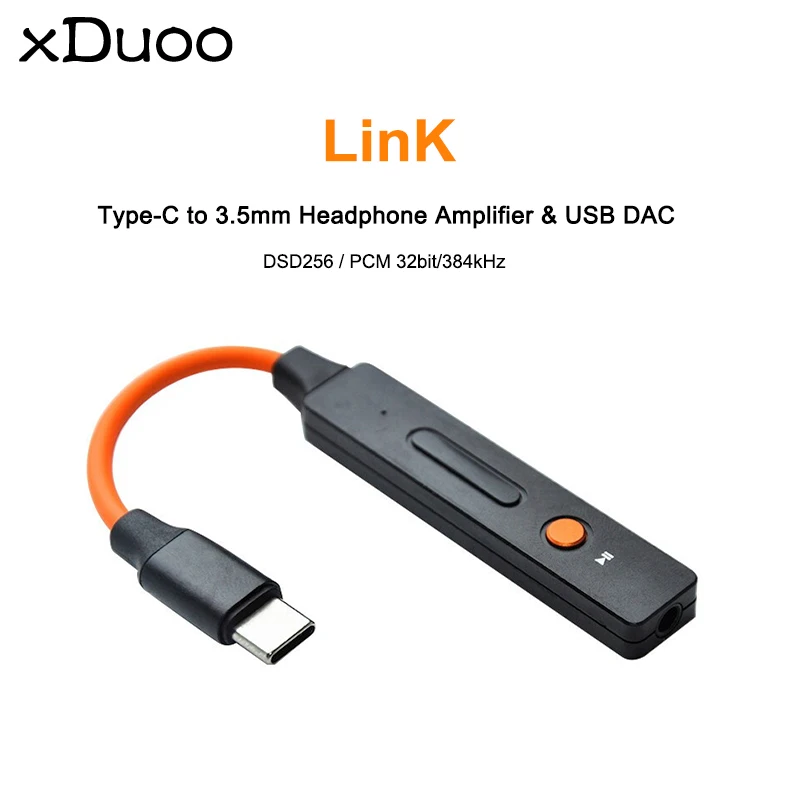 Xduoo Link Hi Res Type C на 3 5 мм USB кабель для наушников усилитель DAC ESS9118EC Мобильный