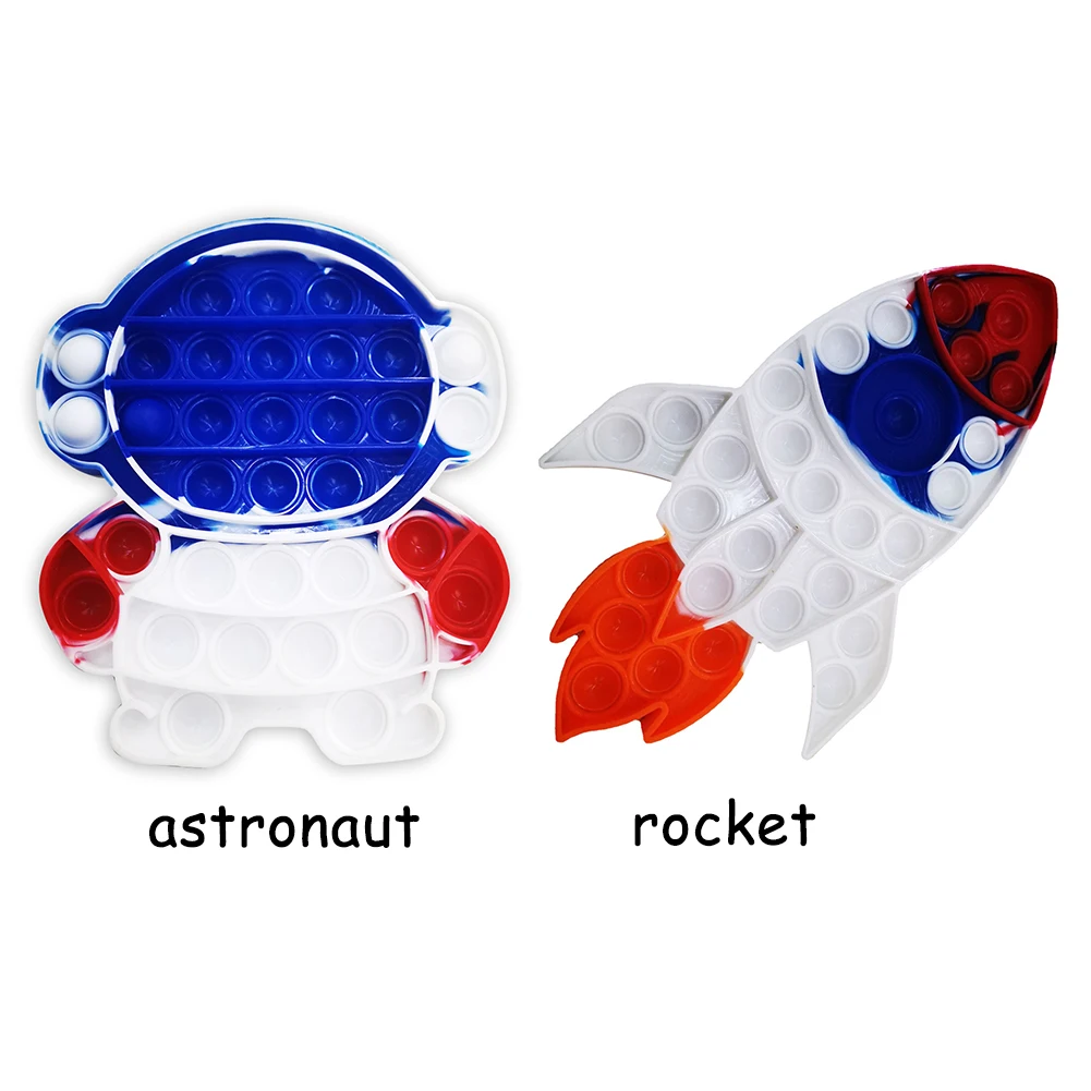 

Tie Dye мультяшная форма декомпрессионная пузырьковая сенсорная игрушка для снятия стресса от аутизма для взрослых и детей антистрессовые иг...