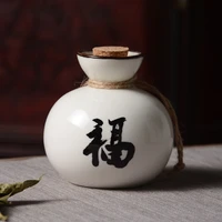 portable ceramics chinese style flagon art round hip flask sake warmer kitchen supplies decantador de vino drinkware bk50jh