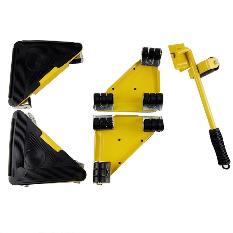 

High quality 5pcs metal iron triangle move furniture moving heavy objects House-moving cabinet s Labor saving WF107