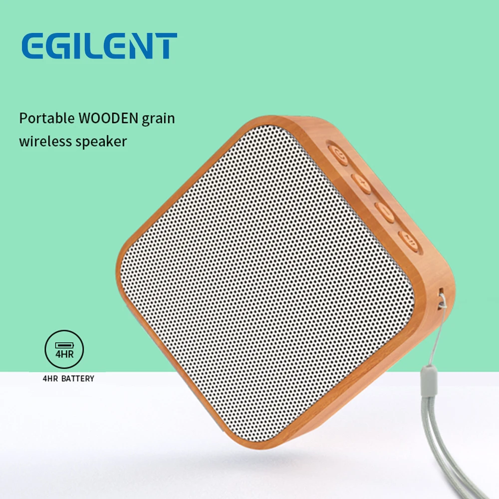 

Bluetooth-Колонка деревянная Беспроводная с функцией телефона, 3 Вт