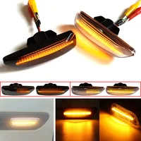 Brand New Dynamic Amber LED Flowing Front Side Marker Turn Signal Light 30722641 30722642 For Volvo S60 S80 V70 XC70 XC90