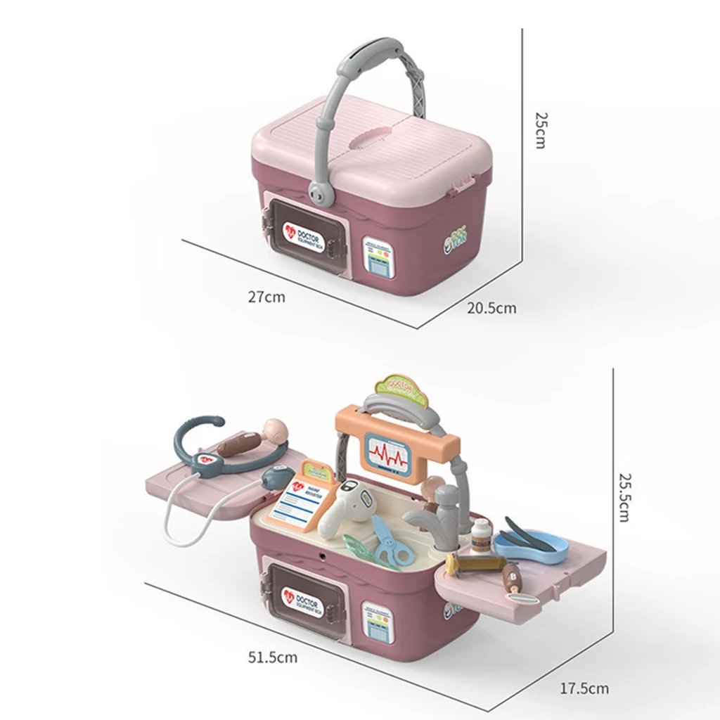 

18PCS Kids Pretend Play Doctor Tool Kit Role Play Educational Learning Toy