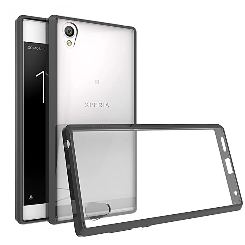 Чехол для Sony Xperia L1 мягкий силиконовый бампер противоударный жесткий прозрачный