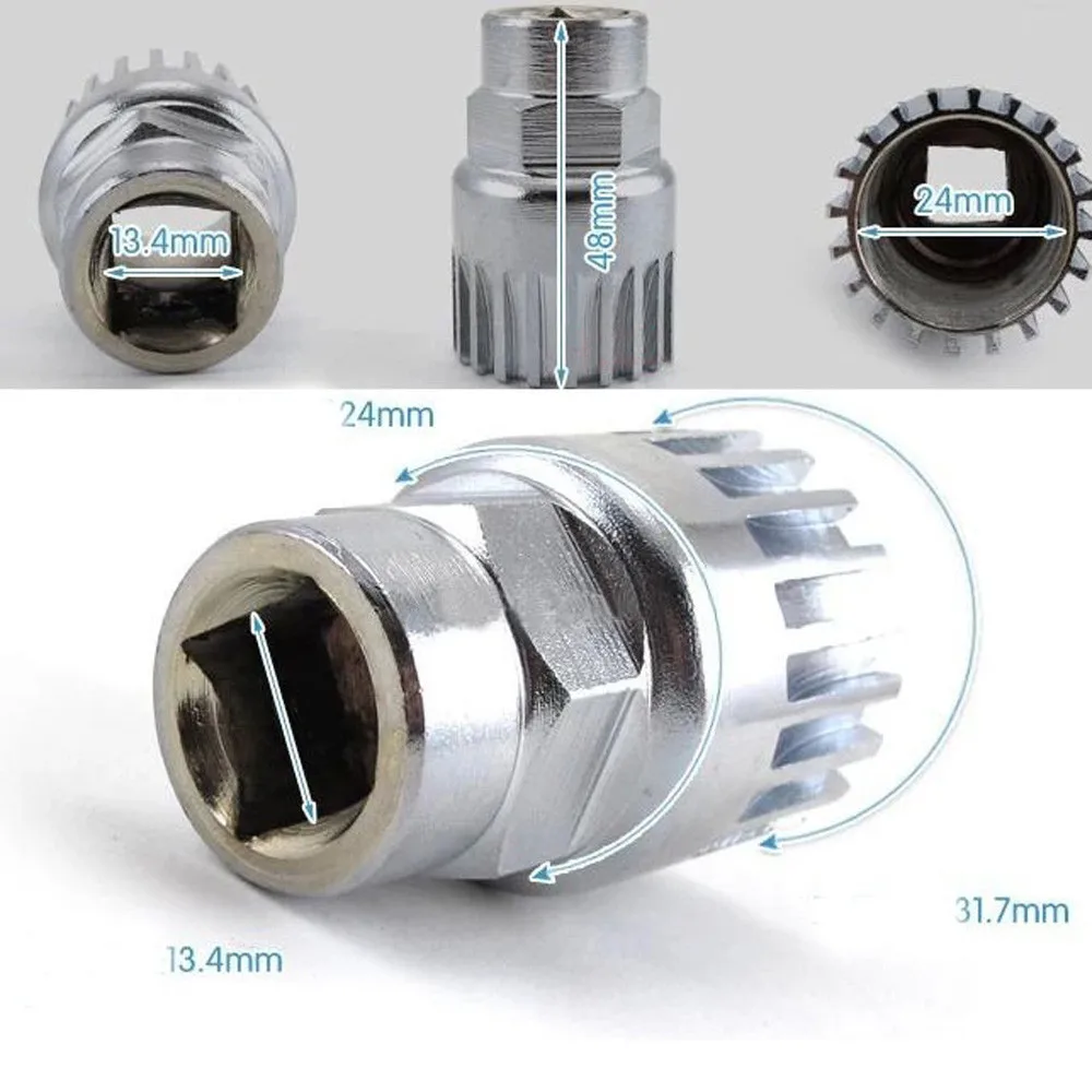 Отвертка для снятия шатунов, оснащенных специальным механизмом, извлечением нижней кронштейна, съемным колесом и ремонтным набором для аксессуаров Shimano.