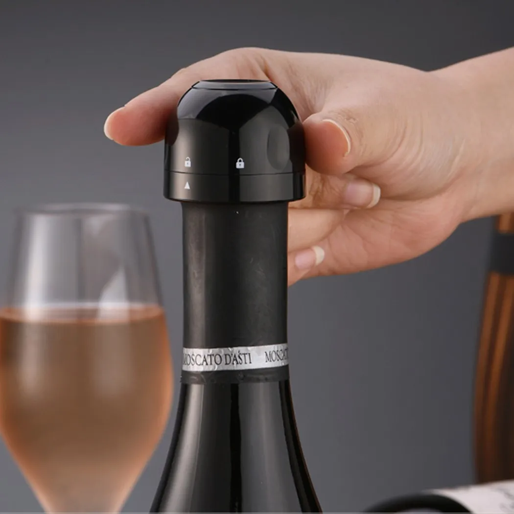 

1Pc Vacuum Red Wine Bottle Cap Stopper Reusable Silicone Sealed Champagne Bottle Stopper Pump Bar Tool Supplies
