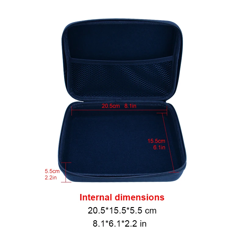 Multimeter Portable Storage Bag Black Shockproof Test Leads Tool With Mesh Pocket Toolkit 22*18*6cm Meter Tester Bags | Инструменты