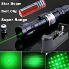 Высокомощная зеленая и красная лазерная указка 10000 м, 5 мВт, Фиолетовый Лазерный фонарь, фокус прицела, Регулируемый Лазерный фонарь, ручка