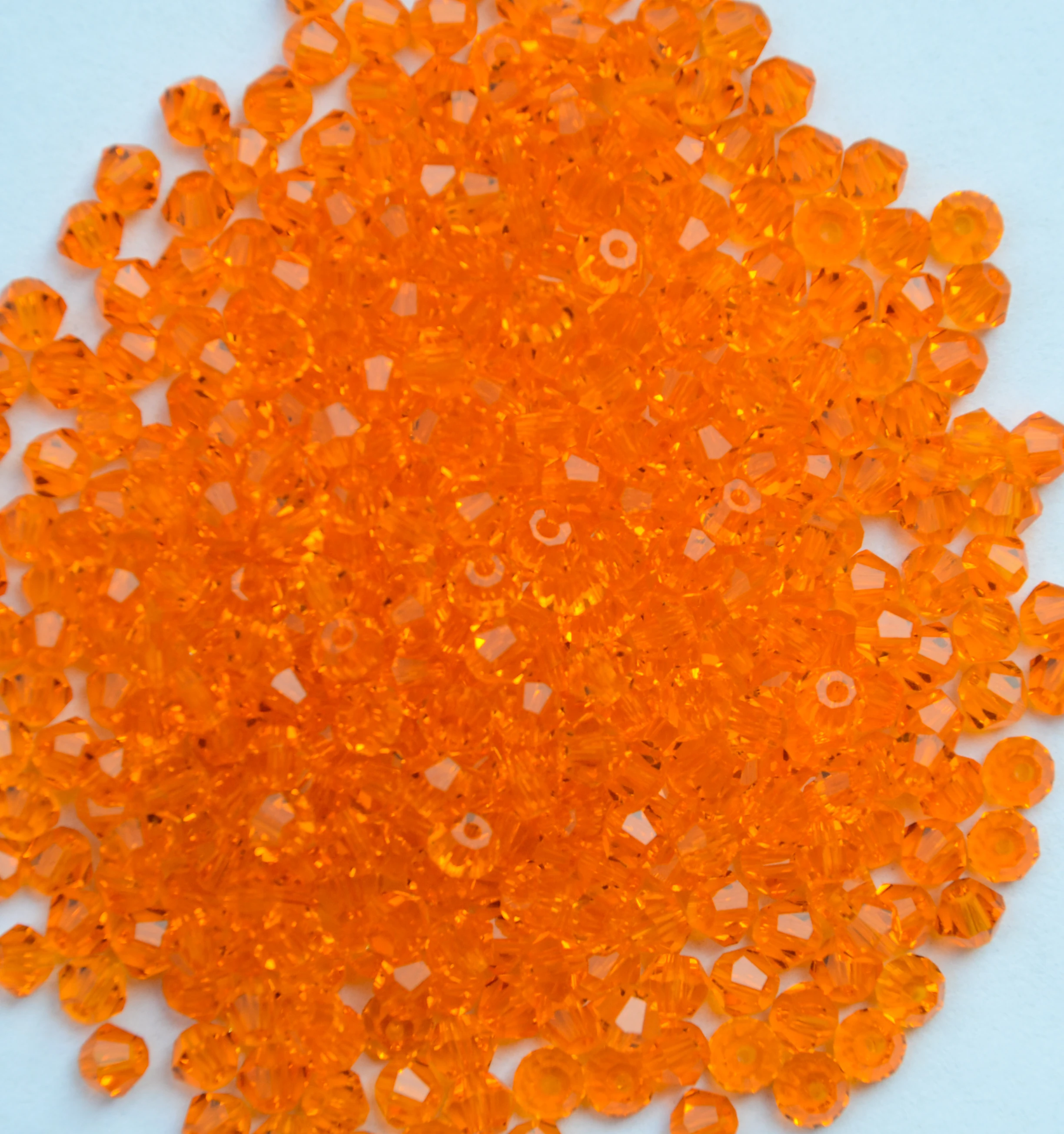 

Free Shipping, 288pcs/Lot 6mm Sun color Chinese Top Quality Crystal Bicone Beads