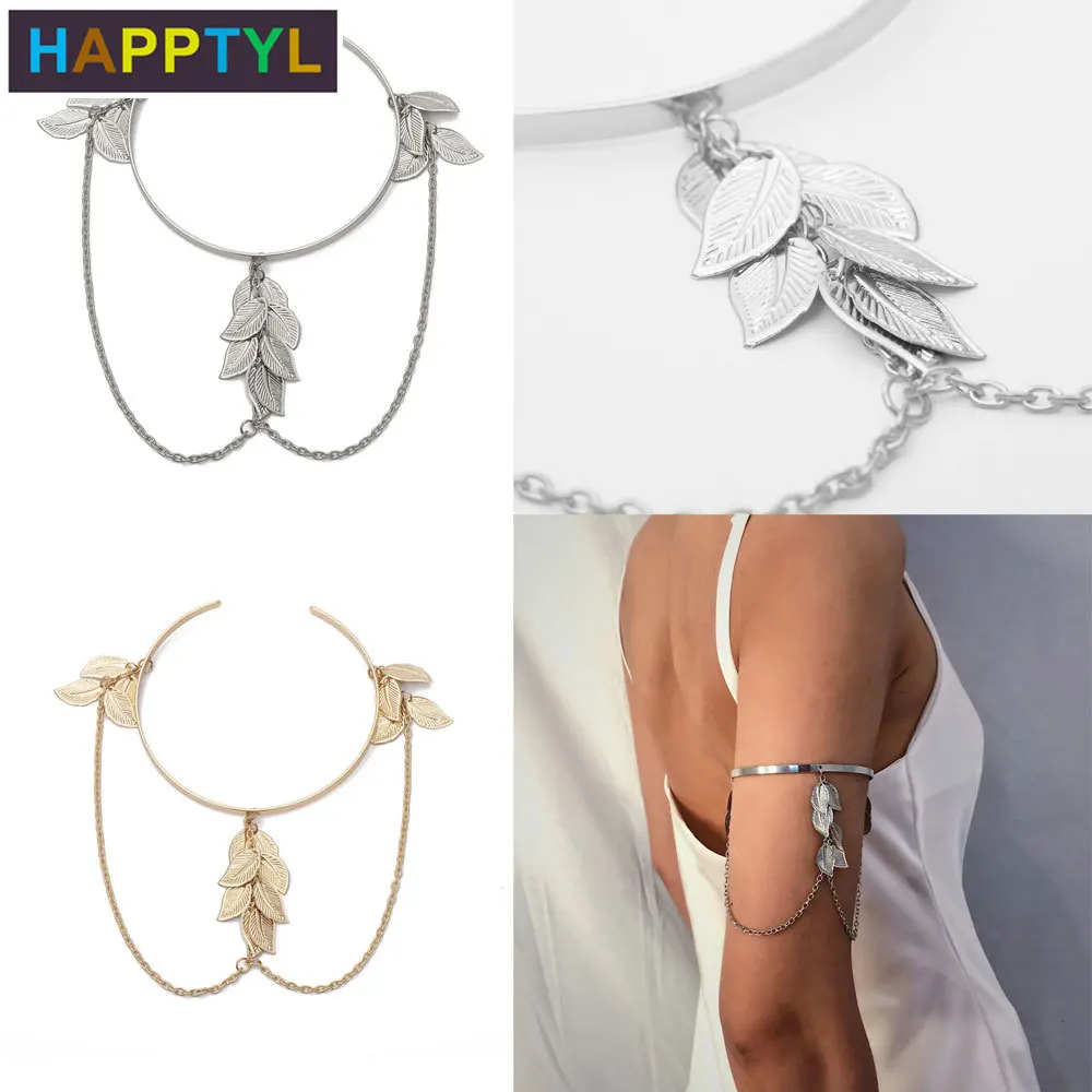 HAPPTYL 1 шт. женский браслет на руку Открытый вечерние манжеты повседневная