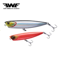 2020 ewe floating pencil lure 100f 85f top water wobbler articial bait fishing tackle trout bass pike swimbait snakehead lures