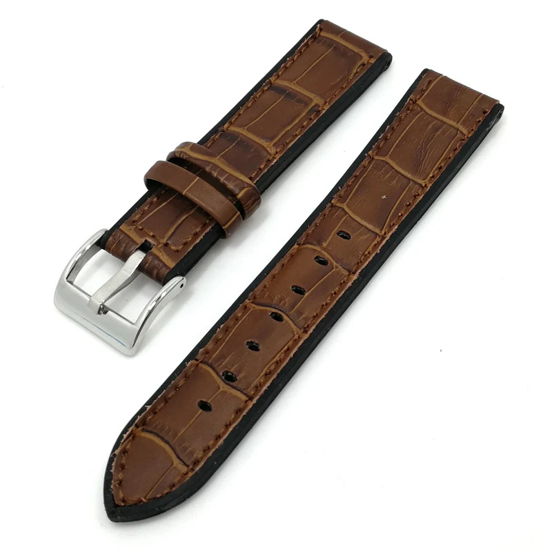 BEAFIRY Silicone+Leather Watch Band 20mm 22mm Waterproof Sweatproof Watchband Rubber Watch Strap black blue orange brown Belt