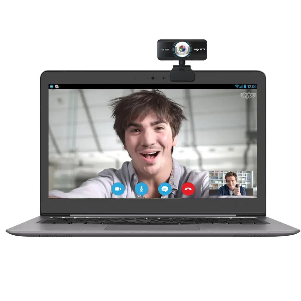 

S90 HD Webcam 720P Web Cam 360 Degree Rotating PC Camera Video Call Recording with Noise Reduction Microphone for PC
