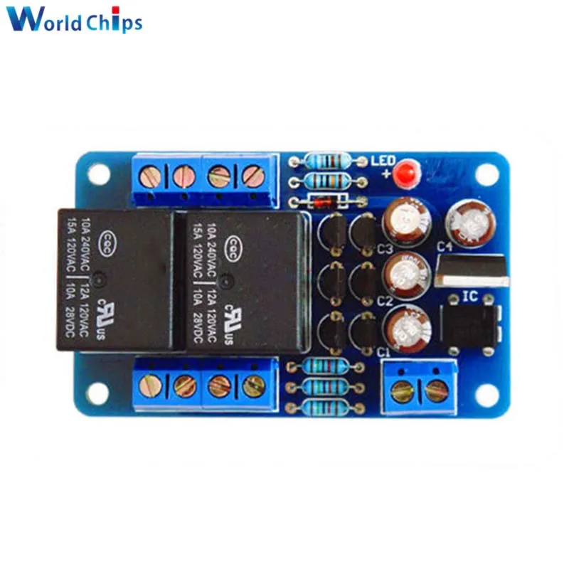 Плата защиты динамика компонент аудио усилитель DIY задержка загрузки DC Защита