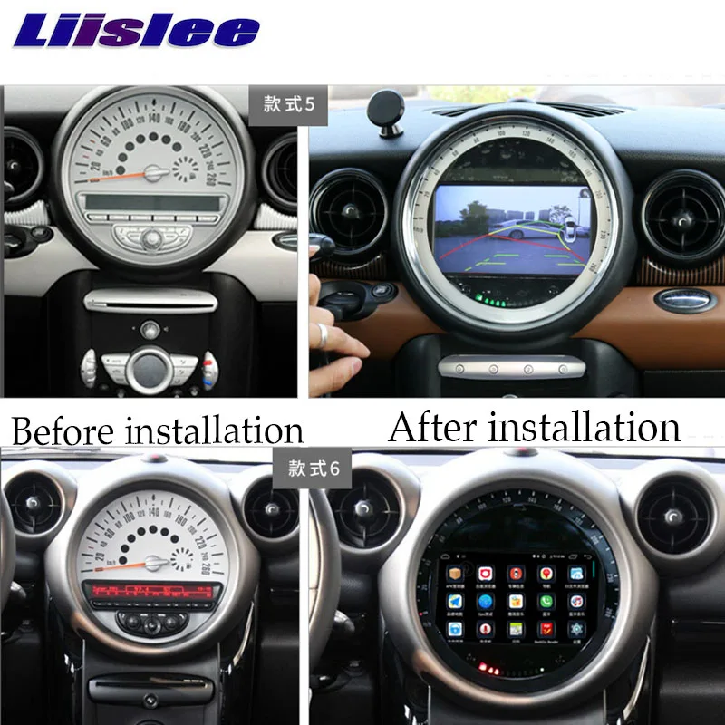 Liandlee Автомобильный мультимедийный без dvd плеера NAVI для Mini Convertible R57 2009 ~ 2017 Android