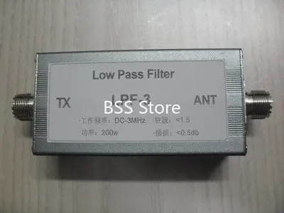 Низкочастотный фильтр с частотой 3 МГц 200 Вт вращения датчиком BPF для измерения