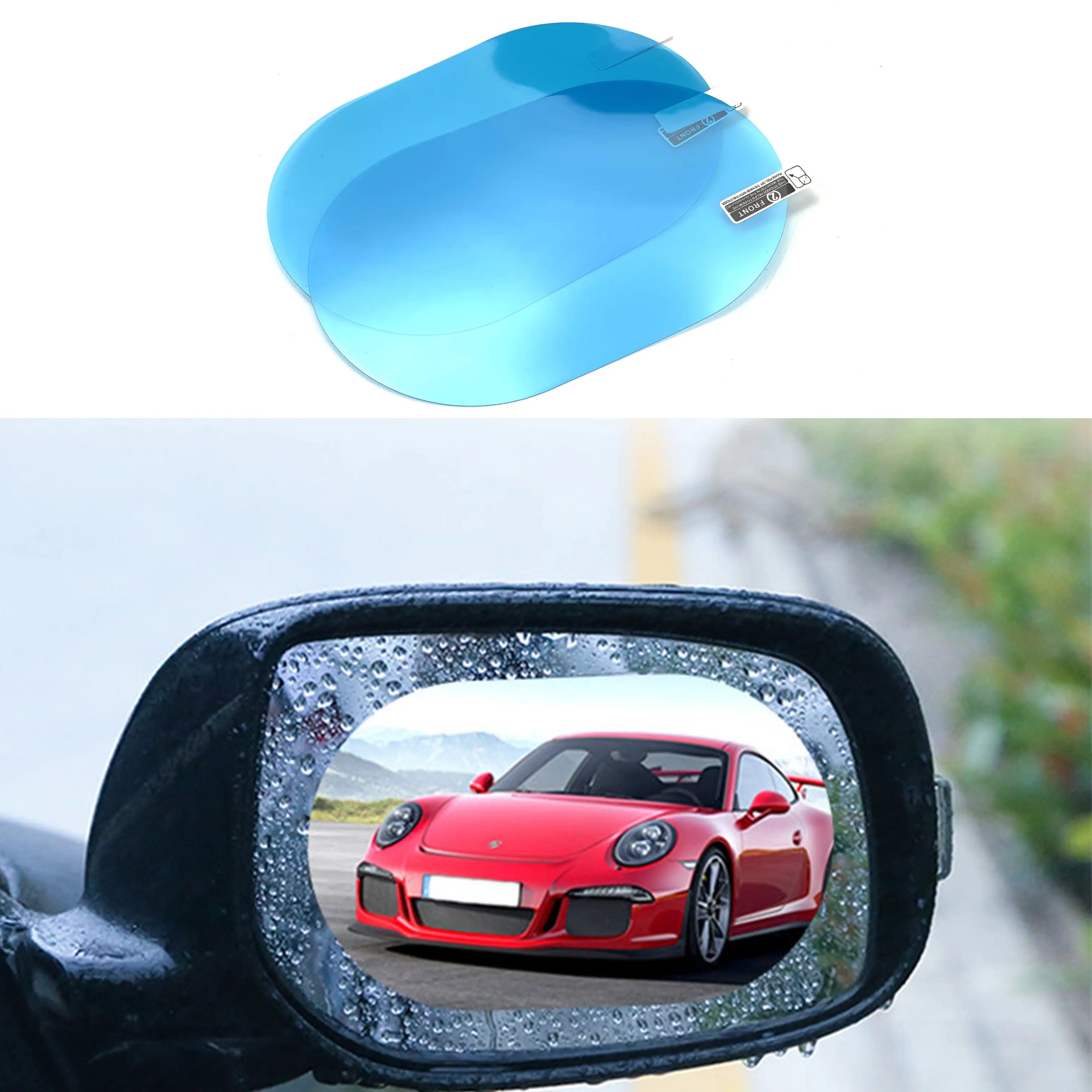 2Pcs Car rearview mirror waterproof anti-fog film For Toyota Camry Corolla RAV4 Yaris Highlander Land Cruiser PRADO Vios Vitz | Автомобили