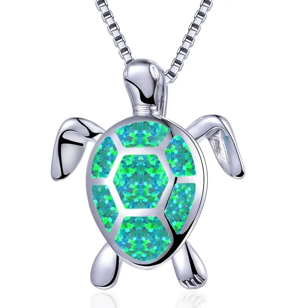 Роскошное женское ожерелье с синим белым зеленым опалом Серебряное свадебное