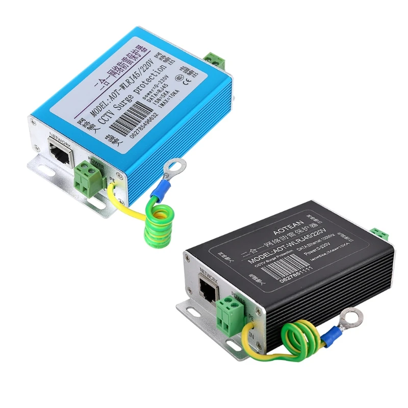 

ThunderBolt for Protection Ethernet Network Power RJ45 Surge Protector ThunderBolt Arrester Switch Camera SPD
