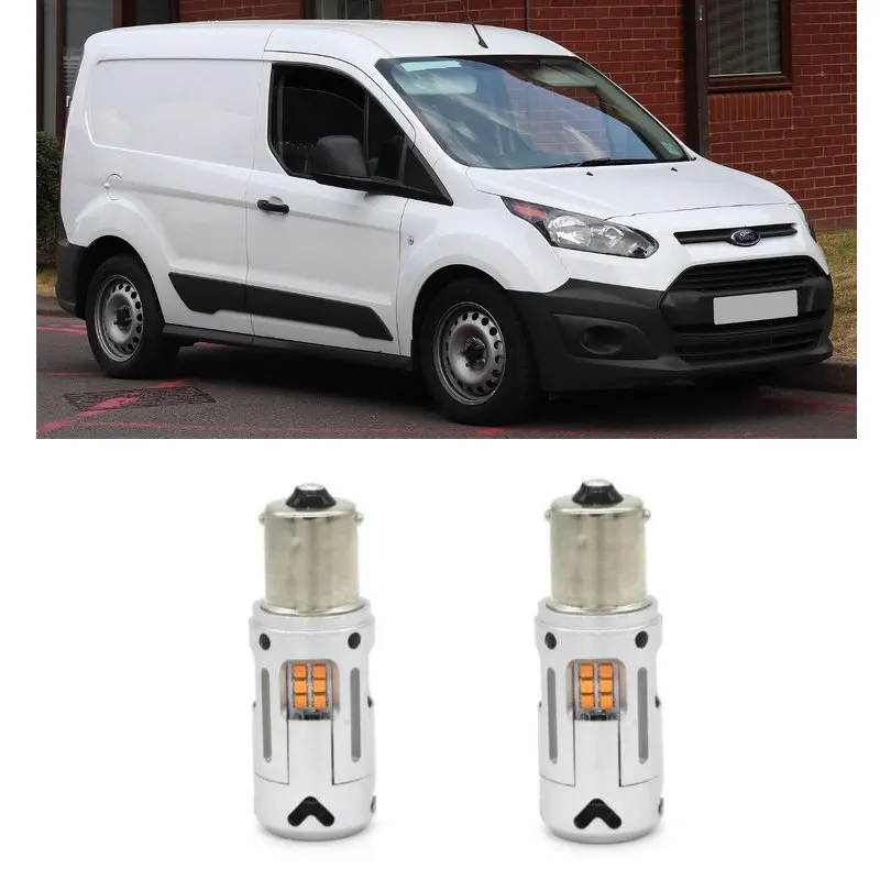 

Автомобильные аксессуары, передний и задний указатели поворота для Ford TRANSIT CONNECT V408, корпус/MPV, без ошибок, Canbus, 2640LM