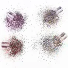 1 бутылка лака для ногтей Блестящий Порошок Рождественская серия микс 3D лак для ногтей блестящая голографическая пигментная Пудра Набор блесток 10 мл