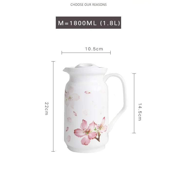 1500 мл керамические бутылки для воды холодный чайник Без взрыва кувшин большой