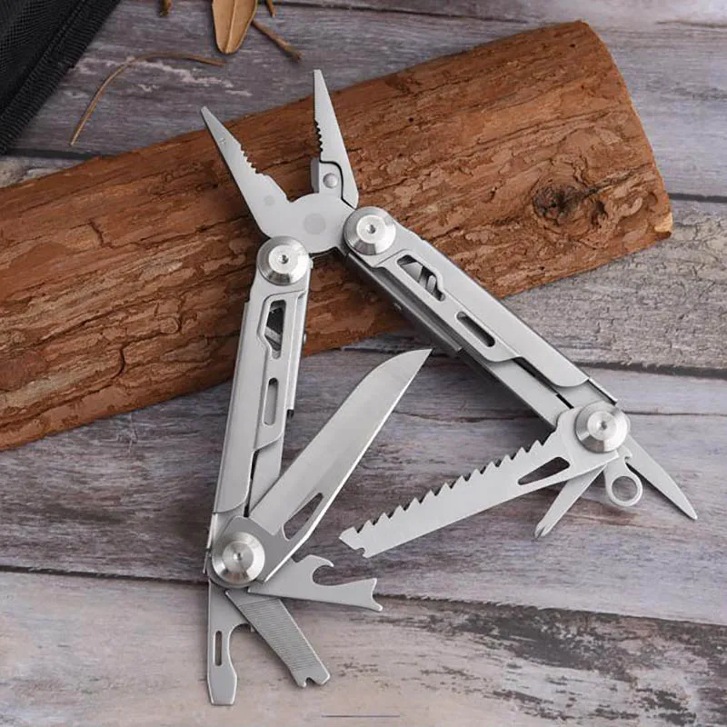 

Goolof мини флагманский 13 в 1 Многофункциональный складной ручной инструмент EDC отвертка плоскогубцы открывашка для бутылок для улицы